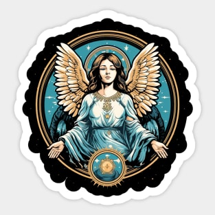 Angelic beauti girl Sticker